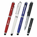 Picard 4-in-1 LED Laser Pointer + Stylus Metal Ballpoint Pen